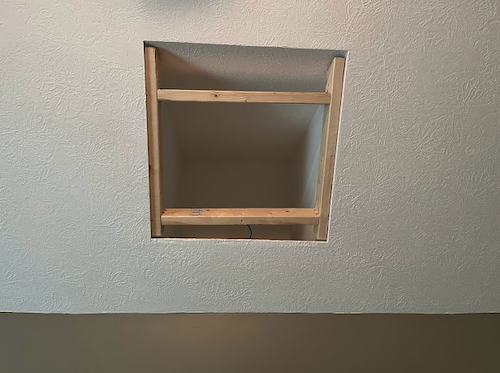 Framed hole